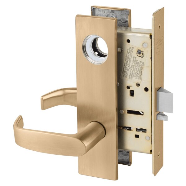 Sargent Grade 1 Storeroom or Closet Mortise Lock, L - Lever, LE1 -Escutcheon, Field Reversible, Less Cylinde LC-8204 LE1L 10 - main